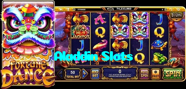 Aladdin Slots casino presented on mobile device in Pakistan with slots and live games